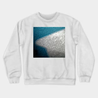 Blue and white curve Crewneck Sweatshirt